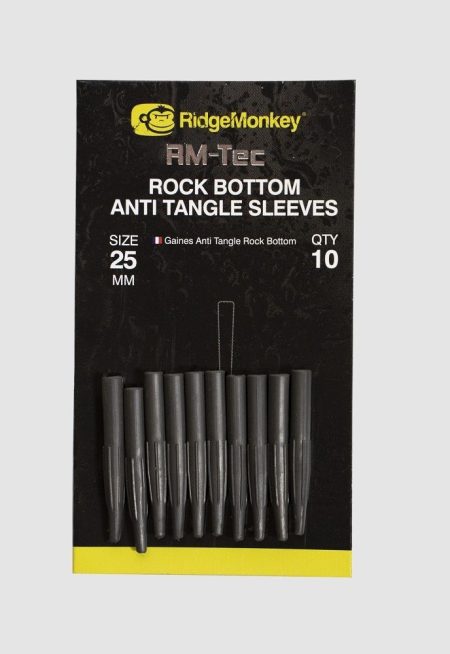 Ridgemonkey Rock Bottom Tungsten Anti Tangle Sleeves - Short